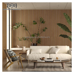 Pannelli Acustici <span class=keywords><strong>in</strong></span> <span class=keywords><strong>Legno</strong></span> di Quercia Naturale MJ Master per Insonorizzazione Ufficio - Design Ecologico - Product Image 2