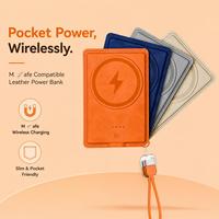 Batterie externe magnétique sans fil 10000mAh 20W PD QC à charge rapide, batterie portable avec USB C, logo personnalisé, usine B2B