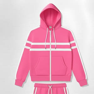 Survêtement décontracté à capuche avec logo personnalisé, tissu doux et chaud, coupe classique pour un usage quotidien, les entraînements et la promotion de la marque - Product Image 2