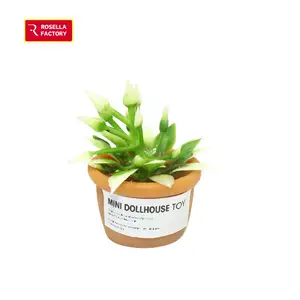 Nieuwkomer 1:12 En 1:6 Schaal Poppenhuis Accessoires Miniatuur Planten Mini Simulatie Plant Bonsai Kunstmatige Groene Plant
