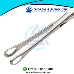 Pinzas para amígdalas Denis Browne grandes sin estante, instrumentos de cirugía ENT de 200mm, fabricante de suministros hospitalarios - Product Image 4