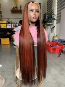 ราคาขายส่ง ผมเวอร์จินแท้ 100% จากเวียดนาม แบบเส้นเดียวตรงยาว 32-40 นิ้ว ยี่ห้อ VNHL น้ำหนัก 100 กรัม พร้อมจัดส่ง - Product Image 4