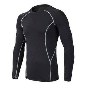Combinaison de sport MMA imprimée par sublimation la plus vendue OEM ensemble de 2 leggings de compression Rash Guard longue respirante anti-UV pour la boxe - Product Image 5