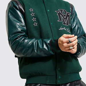 Veste universitaire d'hiver pour homme sur mesure, très vendue, avec col montant - Écologique et imperméable, prix direct usine - Product Image 3