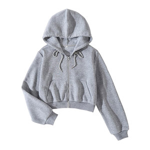 Hecho en Material de alta calidad Mujeres Crop Tops Sudaderas a prueba de viento Pakistán Hecho Crop Tops Sudaderas con capucha - Product Image 1