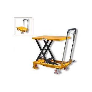 Plataforma de Elevación Manual con Ruedas, Capacidad de 150 Kg, Carro de Compras - Product Image 1