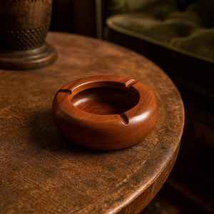 ที่เขี่ยบุหรี่ไม้ตกแต่ง |   ที่เขี่ยบุหรี่และซิการ์ไม้เนื้อแข็งทำมือ - Product Image 3