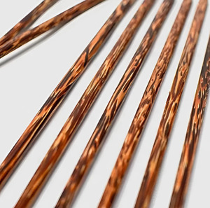 Handcrafted Coconut <b>Chopsticks</b>: Unique Grain, Elegant Dining, Eco-friendly VIET FARGIMEX - Product Image 4