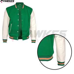 <b>Varsity</b> <b>Jacket</b> <b>Men</b> With Leather Sleeves - Casual High School Letterman Baseball <b>Bomber</b> <b>Jackets</b> For <b>Men</b> - Product Image 6