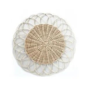 Op Maat Gemaakte Serviesmat Jute Placemat Decoratief Rond Gemaakt In Vietnam