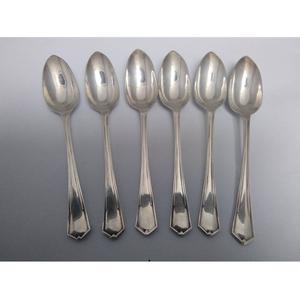 Cuillères à dîner occidentales de haute qualité en acier inoxydable poli miroir plaqué argent à long manche pour les familles - Product Image 3