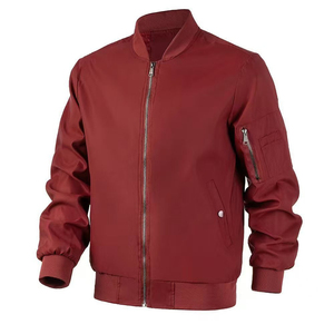 แจ็คเก็ตบอมเบอร์ผู้ชายแบบกำหนดเองขายดีที่สุดสำหรับฤดูหนาว ผ้าแคนวาสคุณภาพสูง แบรนด์โลโก้ใหม่ สไตล์ไฮสตรีท วิธีการทอผ้าแบบไม่ถักทอ - Product Image 6