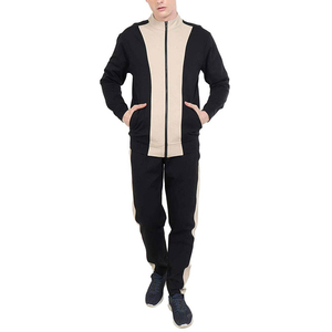 Ensemble de survêtement de sport pour homme, à capuche, uni, décontracté, pour la salle de sport, la remise en forme, en molleton technique, deux pièces, jogging d'hiver, respirant - Product Image 5
