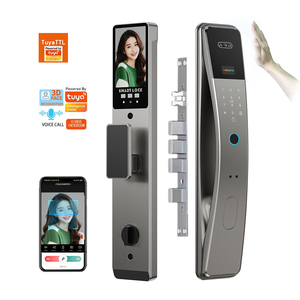 Nuovo Stile <span class=keywords><strong>Serratura</strong></span> Intelligente TUYA con Impronta Digitale e Riconoscimento Facciale, <span class=keywords><strong>Serratura</strong></span> <span class=keywords><strong>Elettrica</strong></span> Digitale con Telecamera e Blocco Biometrico <span class=keywords><strong>per</strong></span> Porta - Product Image 1