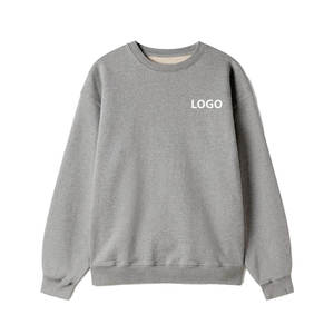 เสื้อสเวตเตอร์คอตตอนขนแกะ100% สำหรับผู้ชายทรงหลวมปรับแต่งได้อย่างเต็มที่เสื้อกันหนาวกันลมเป็นมิตรกับสิ่งแวดล้อม - Product Image 6
