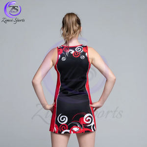 ชุดเครื่องแบบเน็ตบอลพร้อมโลโก้ของทีม - Product Image 4