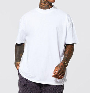 Unisex Wholesale Summer Shirts High Quality <b>Men's</b> Oversize Drop Shoulder T-shirt Soft Cotton Plain Fashion <b>Tshirts</b> - Product Image 6