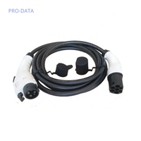 Adaptateur de charge pour véhicule électrique 32A, connecteur EV Type 2 vers Type 2, matériau PVC pour véhicules