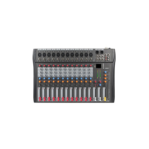 Table de mixage audio multicanal avec écran rétroéclairé, boutons personnalisables, égaliseur 3 bandes, connectivité Bluetooth/Auxiliaire, stéréo/mono/surround - Product Image 1