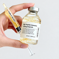 Sérum Visage Personnalisé à Marque Blanche OEM ODM au Peptide de Soie Doré et ADN de Saumon PDRN – Ampoule Éclat et Restauration de la Peau