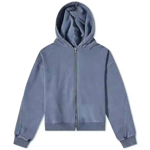 Nouvelle tendance à la mode légère fermeture éclair sweats à capuche personnalisation Logo meilleure vente en gros hiver saison sweats à capuche zippés à bas prix - Product Image 5