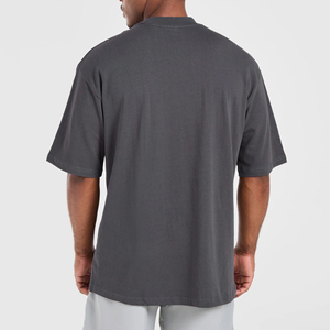 เสื้อยืดคอกลมสำหรับผู้ชายผ้าฝ้าย100% น้ำหนักเบาพิมพ์โลโก้ได้ตามต้องการ - Product Image 5