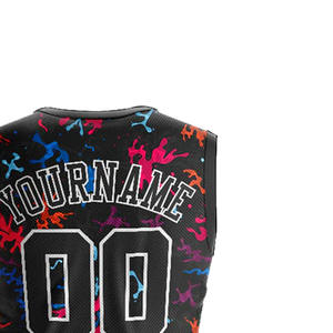 ชุดบาสเก็ตบอลพรีเมียมลดราคาพิเศษ ผลิตจากโพลีเอสเตอร์ 100% แบบไม่มีแขน แห้งเร็ว ระบายอากาศได้ดี พร้อมบริการออกแบบโลโก้ตามสั่ง ราคาขายส่ง - Product Image 4