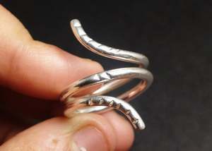 Anillos en espiral al por mayor de fábrica, anillos de diseño clásico de Plata de Ley 925, anillos de joyería de moda, joyería de plata Vintage - Product Image 3