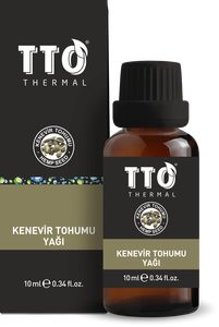 Aceite de Semillas de Cáñamo TTO 10ml 100% Puro Prensado en Frío Aceite Esencial Natural - Product Image 1