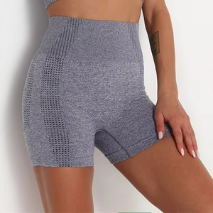 <b>Women's</b> Eco-Friendly V-Shape Breathable Gym <b>Shorts</b> Wholesale Hip Hop Yoga & Running Apparel - Product Image 1