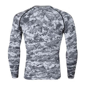 Men Long Sleeve <b>Compression</b> <b>Shirt</b> Breathable Quick Dry Sportswear for Gym and Outdoor Workout - Product Image 1