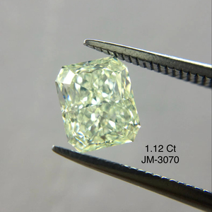 เพชรหลวมแท้สีเขียวอ่อน1.12กะรัตเพชรหลวมที่ตัดมาจากอินเดียได้รับการรับรองจาก IGI ชัดเจน VS2 - Product Image 1