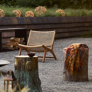 Chaises longues en rotin synthétique pour l'extérieur Cadre en bois de teck Finition naturelle pour l'hôtel Maison Extérieur Salon Mobilier d'extérieur - Product Image 2