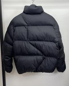 2025 personnalisé hommes High Street Style col montant doudoune épais vers le bas coton rembourré hiver bulle manteau personnalisable - Product Image 4