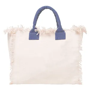 Borsa da Spiaggia in Tela Personalizzabile Sarego, Borsa Multifunzionale per Uso Promozionale - Product Image 3