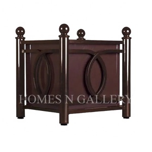 Prix de gros incroyable meilleure finition Design moderne métal fer grandes jardinières Pots pour plantes de jardin et décoration de fleurs - Product Image 2