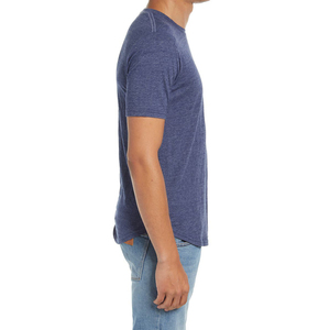 เสื้อยืดชายผ้าแบบพับครึ่งสำหรับผู้ชายเสื้อยืดผ้าคอตตอนผ้า38% ผ้าโพลีเอสเตอร์50% - Product Image 2