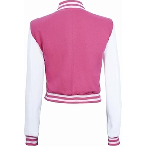 Kandari Sports Unisex Custom Crew Neck Pullover Baseball Varsity Jacket 100% Cotton Woolen Embroidery Front Winter <b>Coat</b> - Product Image 2