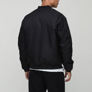 2025 nouveau arrivé élégant High Street hommes veste d'hiver personnalisé sérigraphie logo confortable coupe-vent homme Varsity Jacket - Product Image 3