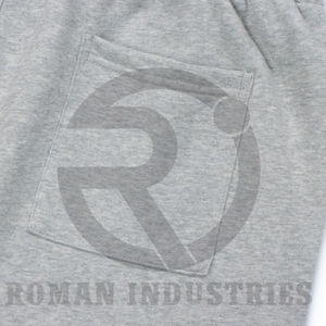 Short de survêtement décontracté avec logo personnalisé pour homme Short de survêtement en coton et polyester peigné - Product Image 5