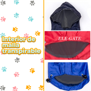 Chaqueta Impermeable para Perro ELEGATE con Patrón Sólido, Estilo Clásico, Cierre de Cremallera, Correas Ajustables, Talla XS, para Paseos Relajantes, Ropa para Mascotas - Product Image 2