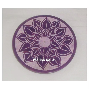 Quemador de incienso de forma redonda de esteatita hecho a mano único para decoración del hogar y propósito de regalo en el mejor rango de precio más bajo - Product Image 1