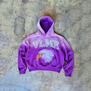 Sudaderas con capucha para Hombre Sudaderas con capucha de moda vintage 100% algodón pintado a mano lavado con ácido personalizado con diamantes de imitación sudaderas con capucha personalizables para hombre - Product Image 1