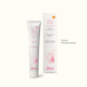 Crème visage anti-rides Argital 50 ml avec vitamine E, argile verte et huiles végétales biologiques pour un traitement quotidien lissant et raffermissant - Product Image 1