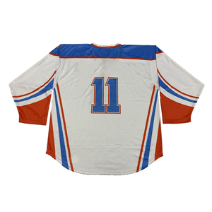 Nouveauté 2025, maillot de hockey sur glace personnalisé avec le nom de l'équipe, vêtements de sport, logo personnalisé brodé, respirant, 100% polyester, fabriqué au Pakistan - Product Image 3