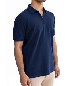 Polo de algodón para hombre con botón Polo de algodón y ropa de exterior Polo de negocios de aspecto informal - Product Image 2