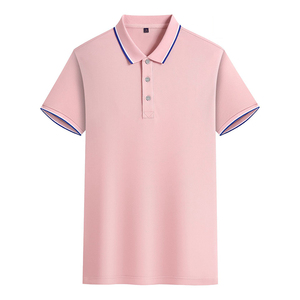 Polos de alta calidad, camiseta con logotipo estampado bordado personalizado, uniforme de negocios de algodón en blanco, polos de Golf para hombres - Product Image 2