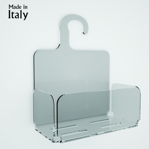 Estante colgante de acrílico transparente moderno, diseño SPRINT, accesorio para el hogar, solución de almacenamiento de ahorro de espacio hecha en Italia para durabilidad - Product Image 4