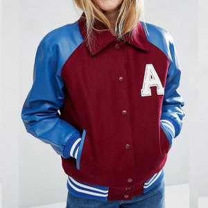 Ropa de abrigo de inspiración vintage con toque clásico para mujer, chaqueta universitaria para uso diario con cómoda chaqueta universitaria atlética para mujer - Product Image 4