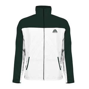 Vestes de sport d'entraînement pour hommes à capuche matelassées imperméables avec logo personnalisé OEM les plus vendues, vêtements de sport en toile d'hiver avec doublure en coton - Product Image 3